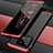 Handyhülle Hülle Luxus Aluminium Metall Tasche 360 Grad Ganzkörper P01 für Xiaomi Mi 13 5G Rot und Schwarz