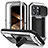 Handyhülle Hülle Luxus Aluminium Metall Tasche 360 Grad Ganzkörper RJ3 für Apple iPhone 14 Pro