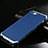 Handyhülle Hülle Luxus Aluminium Metall Tasche für Apple iPhone 6 Blau