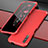 Handyhülle Hülle Luxus Aluminium Metall Tasche für Huawei P Smart Pro (2019) Rot