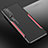 Handyhülle Hülle Luxus Aluminium Metall Tasche für Oppo Find X2 Rot