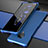 Handyhülle Hülle Luxus Aluminium Metall Tasche für Vivo Nex 3 5G Blau