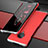 Handyhülle Hülle Luxus Aluminium Metall Tasche für Vivo Nex 3 5G Silber und Rot