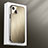 Handyhülle Hülle Luxus Aluminium Metall Tasche M01 für Apple iPhone 15 Gold