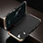 Handyhülle Hülle Luxus Aluminium Metall Tasche M01 für Huawei Honor View 30 Pro 5G Gold und Schwarz