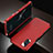 Handyhülle Hülle Luxus Aluminium Metall Tasche M01 für Huawei Honor View 30 Pro 5G Rot