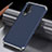 Handyhülle Hülle Luxus Aluminium Metall Tasche M03 für Vivo X50 5G Blau