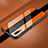 Handyhülle Hülle Luxus Aluminium Metall Tasche T01 für Huawei P20 Orange