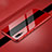 Handyhülle Hülle Luxus Aluminium Metall Tasche T01 für Huawei P20 Rot