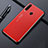 Handyhülle Hülle Luxus Aluminium Metall Tasche T01 für Huawei P30 Lite New Edition Rot