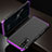 Handyhülle Hülle Luxus Aluminium Metall Tasche T01 für Oppo K7 5G Violett