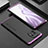 Handyhülle Hülle Luxus Aluminium Metall Tasche T01 für Xiaomi Mi 11 Lite 5G Violett