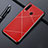 Handyhülle Hülle Luxus Aluminium Metall Tasche T02 für Huawei P30 Lite New Edition Rot