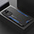 Handyhülle Hülle Luxus Aluminium Metall und Silikon Rahmen Tasche für Xiaomi Poco F4 5G Blau