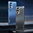 Handyhülle Hülle Luxus Aluminium Metall und Silikon Rahmen Tasche J01 für Oppo A74 5G
