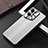 Handyhülle Hülle Luxus Aluminium Metall und Silikon Rahmen Tasche J01 für Oppo Find X5 5G Silber