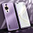 Handyhülle Hülle Luxus Aluminium Metall und Silikon Rahmen Tasche JL1 für Huawei Nova 11 Ultra Violett