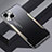 Handyhülle Hülle Luxus Aluminium Metall und Silikon Rahmen Tasche JL3 für Apple iPhone 14 Plus Gold