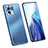 Handyhülle Hülle Luxus Aluminium Metall und Silikon Rahmen Tasche M02 für Xiaomi Mi 11 Lite 5G NE Blau