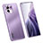 Handyhülle Hülle Luxus Aluminium Metall und Silikon Rahmen Tasche M02 für Xiaomi Mi 11 Lite 5G NE Violett