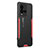 Handyhülle Hülle Luxus Aluminium Metall und Silikon Rahmen Tasche PB2 für Vivo iQOO 10 5G Rot