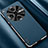 Handyhülle Hülle Luxus Leder Schutzhülle AT1 für Oppo Find X7 Ultra 5G Blau