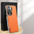 Handyhülle Hülle Luxus Leder Schutzhülle AT1 für Oppo Reno11 Pro 5G Orange
