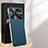 Handyhülle Hülle Luxus Leder Schutzhülle AT1 für Vivo X80 5G Blau