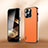 Handyhülle Hülle Luxus Leder Schutzhülle AT6 für Apple iPhone 14 Pro Max Orange