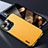 Handyhülle Hülle Luxus Leder Schutzhülle AT7 für Apple iPhone 13 Pro Gelb