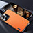 Handyhülle Hülle Luxus Leder Schutzhülle AT7 für Apple iPhone 13 Pro Orange