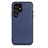 Handyhülle Hülle Luxus Leder Schutzhülle B01H für Samsung Galaxy S23 Ultra 5G Blau