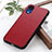 Handyhülle Hülle Luxus Leder Schutzhülle B02H für Samsung Galaxy A03 Core Rot
