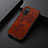 Handyhülle Hülle Luxus Leder Schutzhülle B05H für Samsung Galaxy A03s Rot