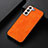 Handyhülle Hülle Luxus Leder Schutzhülle B06H für Samsung Galaxy S21 5G Orange