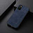 Handyhülle Hülle Luxus Leder Schutzhülle B07H für Samsung Galaxy A03s Blau
