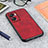 Handyhülle Hülle Luxus Leder Schutzhülle B08H für Oppo A57 5G Rot