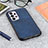Handyhülle Hülle Luxus Leder Schutzhülle B08H für Samsung Galaxy A33 5G Blau