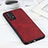 Handyhülle Hülle Luxus Leder Schutzhülle B08H für Samsung Galaxy A72 5G Rot