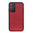 Handyhülle Hülle Luxus Leder Schutzhülle B08H für Xiaomi Redmi Note 11 Pro 5G Rot