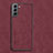 Handyhülle Hülle Luxus Leder Schutzhülle C01 für Samsung Galaxy S22 5G Rot