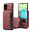 Handyhülle Hülle Luxus Leder Schutzhülle C01S für Samsung Galaxy A71 4G A715 Rot
