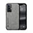 Handyhülle Hülle Luxus Leder Schutzhülle DY1 für Vivo X70 Pro 5G Grau
