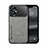 Handyhülle Hülle Luxus Leder Schutzhülle DY1 für Xiaomi Poco M5 4G Grau