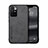 Handyhülle Hülle Luxus Leder Schutzhülle DY1 für Xiaomi Redmi Note 11 4G (2021) Schwarz