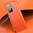 Handyhülle Hülle Luxus Leder Schutzhülle für Huawei Honor 30S Orange