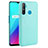 Handyhülle Hülle Luxus Leder Schutzhülle für Realme C3 Hellblau