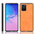 Handyhülle Hülle Luxus Leder Schutzhülle für Samsung Galaxy S10 Lite Orange