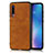 Handyhülle Hülle Luxus Leder Schutzhülle für Xiaomi Mi 9 Lite Orange