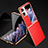Handyhülle Hülle Luxus Leder Schutzhülle GS2 für Oppo Find N2 Flip 5G Rot